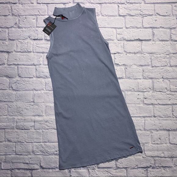 n:Philanthropy Peter Mini Dress in Washed Indigo - Picture 1 of 9